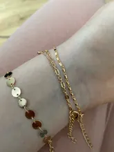4 unids/set 2019 nueva Bohemia pulsera de oro multicapa moneda plateada pulseras de cadena para las mujeres pie cadena pulseras joyería