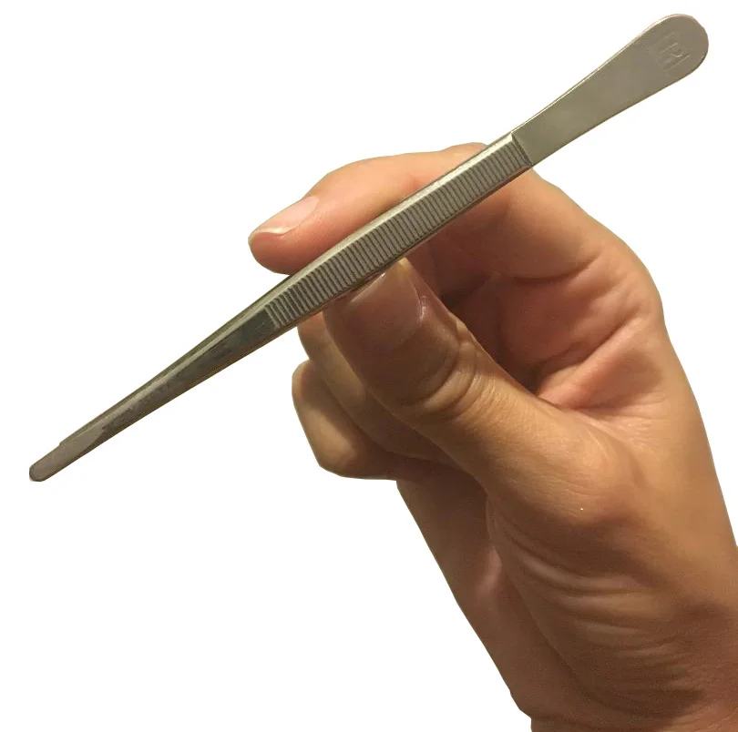 

PULKO History 1970 De-Luxe Stamp Collection Tong, 12 cm, Thin Round Tip