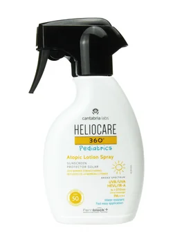 

Heliocare 360 ° pediatrics atopic lotion spray spf 50 250ml advanced photoprotection for atopic skin