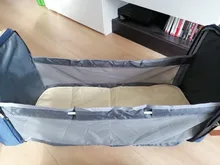 Mochila multifunción para pañales, cochecito plegable, bolsa de pañales de maternidad, gran capacidad, para viajes al aire libre, cama de lactancia para bebé, cuna para momia