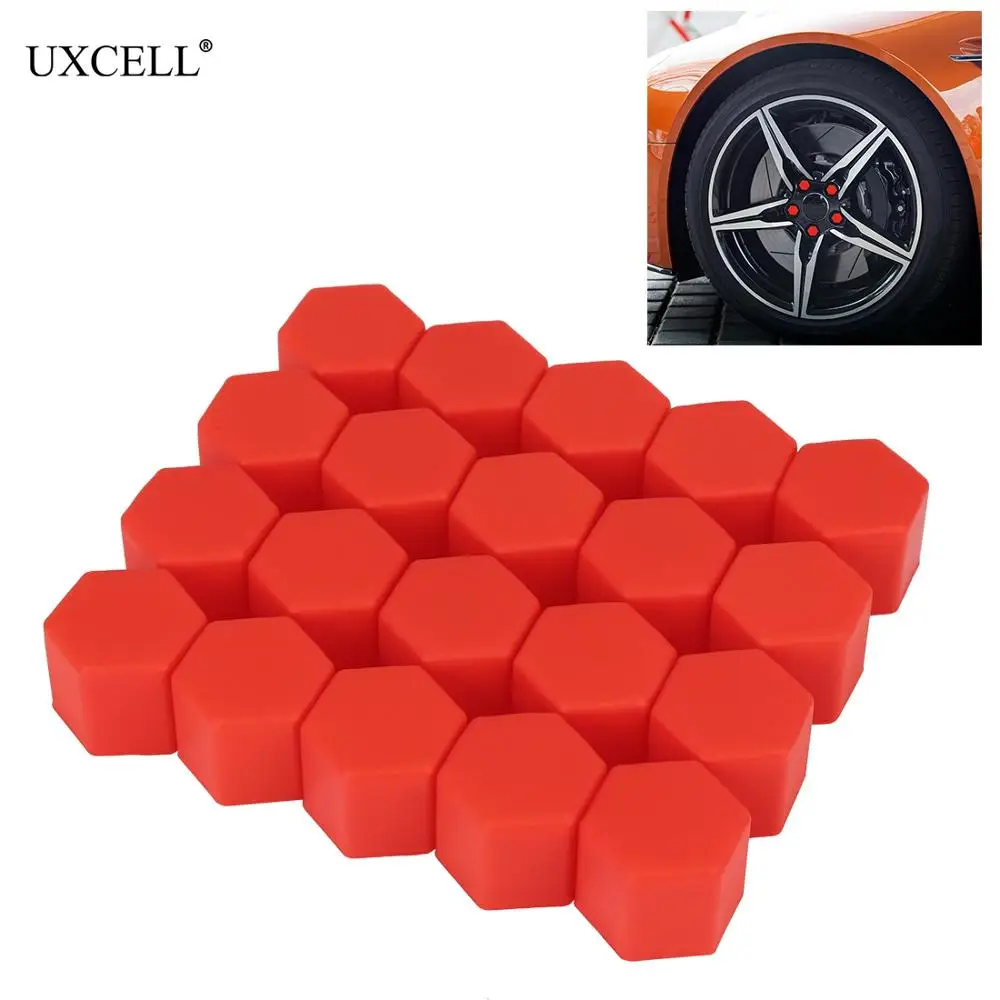 

Uxcell 20pcs 17mm Silicone Car Auto Wheel Lug Hub Covers Nut Bolt Screw Dust Caps Wheel Nut Bolt Head Cover Cap