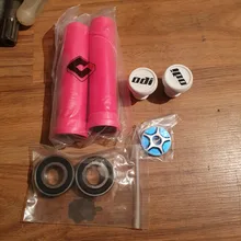 ODI Anti-amortiguadora de deslizamiento de absorción de manillar cubierta empuñaduras para carretera MTB bici agarre del manillar de bicicleta mango accesorios de bicicleta