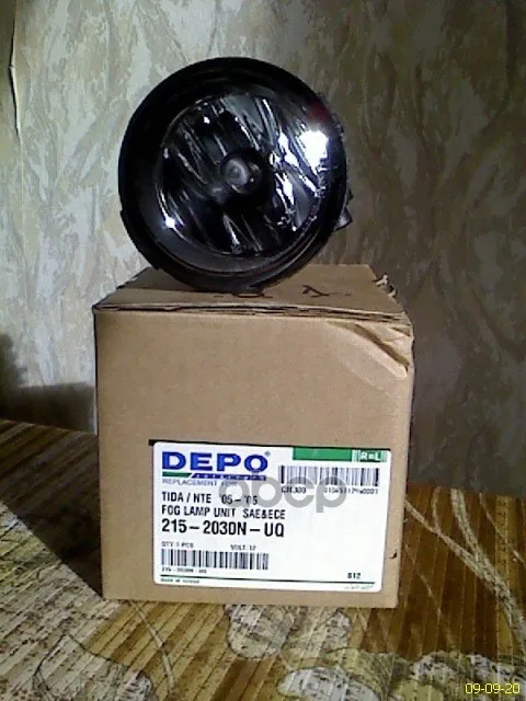 Фара Противотуманная Передн Nissan: Note 06-, X-Trail 07-, Murano 08- Depo арт. 215-2030N-UQ