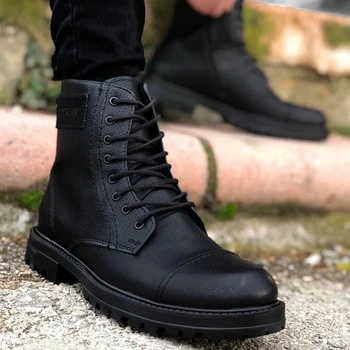 

Conteyn is 082 Man Boot Black Color , High Quality 100% Vegan Leather Men Boots. Shoe Boot, Sneaker , Chaussure , Uomo , Young Man , Chaussures De Jeunes Hommes , Leather