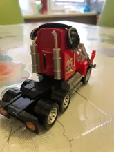 Modelo de Rayo McQueen de la película de Disney Pixar Cars 2 y 3, camión Uncle Mack, Jackson Storm, juguetes, escala 1:55, regalo de cumpleaños