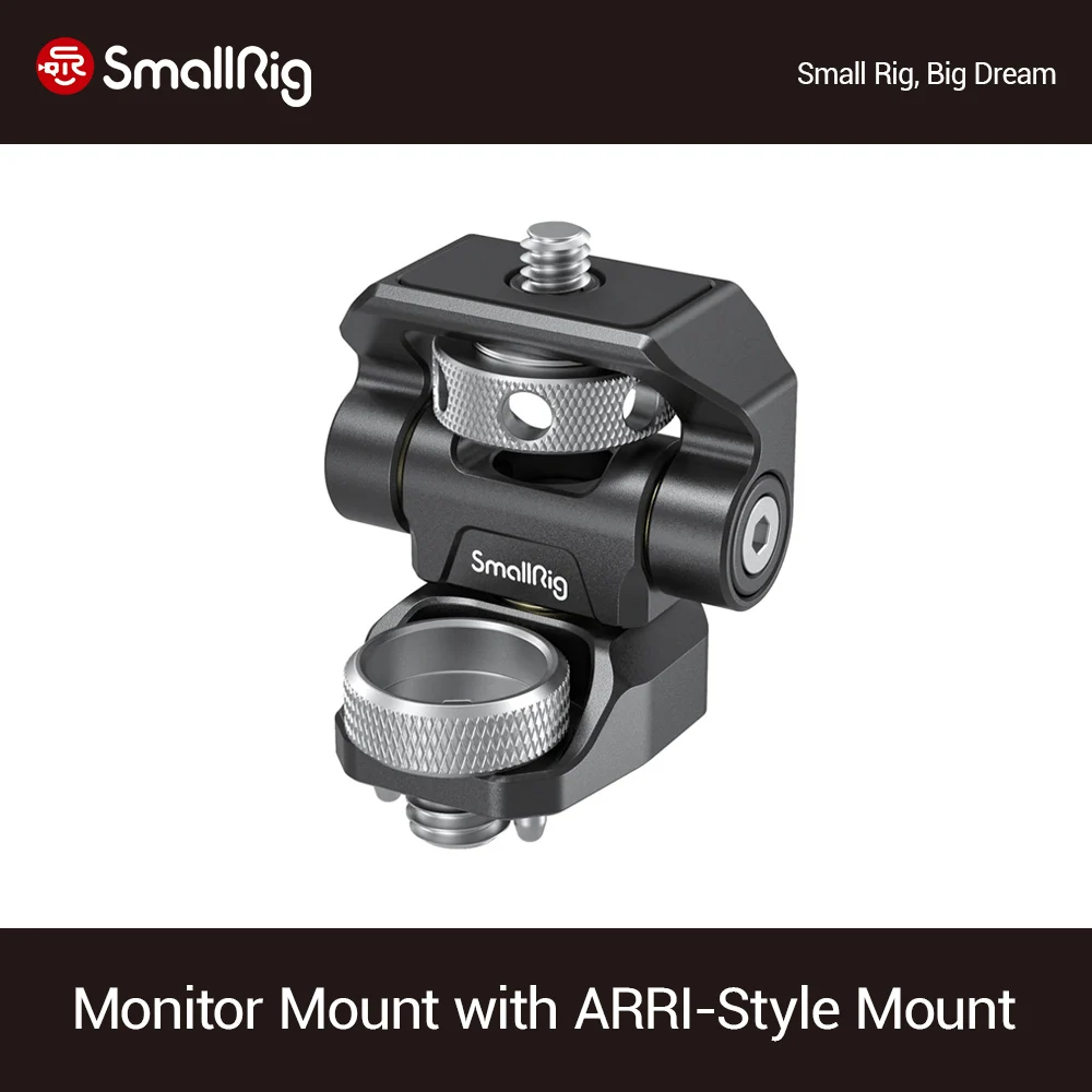 

SmallRig Swivel and Tilt Adjustable Monitor Mount with ARRI-Style Mount For Camera/Light/Microphone Dslr Diy Accessories-2903
