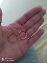 CACANA-anillos de acero inoxidable para parejas, oro rosa, antialergia, lisa, sencilla, Bisutería