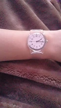 Reloj transparente informal para niños y niñas, relojes de pulsera para niños y niñas