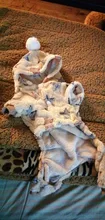 Pet Clothing Costume Outfit Pajamas Fleece Winter Apparel Small Warm 30 Four-Legs Jumpsuit