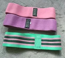 Bandas de resistencia para glúteos y glúteos, bandas de algodón para ejercicio en la cadera, bandas de goma elásticas para Fitness