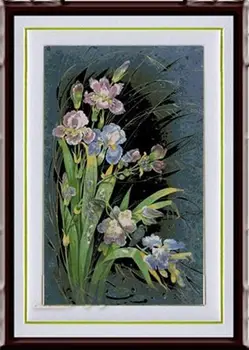

1231 mosaic Cristal 'ирисы', 40*59 cm