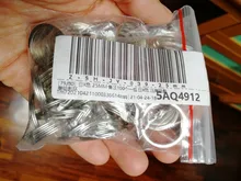 100 unids/set 25 mm Acero inoxidable agujero llavero rodio plateado partido redonda llavero al por mayor