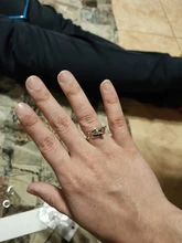 CHENGXUN-Anillo de latón ajustable con ratón para mujer, nudillo de latón, estilo bohemio, elegante, joyería