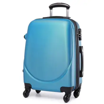 

Trolley rigido bagaglio a mano valigia voli viaggio 4 ruote 55 x 34 x 24 cm Blu