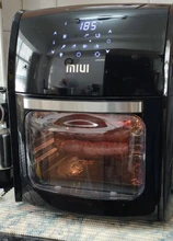MIUI-freidora de aire eléctrica 5 en 1 para pollo, horno de MI-CYCLONE de 10L/12.7QT, deshidratador Rotisserie LED de gran capacidad，Freidora de aire