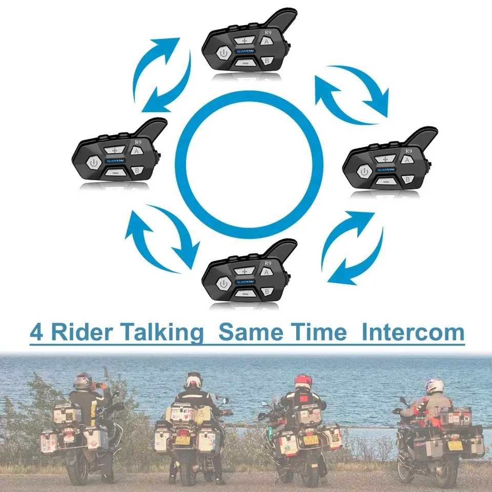 Buy WAYXIN R9 Motorcycle Intercom 