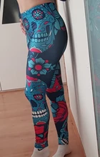 Qickitout-leggings elásticos para mujer, pantalones de LICRA 12% con estampado Digital de dibujos animados de Dios, caballo, Calavera, Estrella