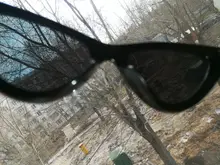 Gafas de sol con forma de ojo de gato para mujer, anteojos de sol femeninos, de diseño de marca, con espejo negro, triangulares, con protección UV400