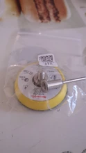 OOTDTY-Placa de respaldo para lijadora, 2 pulgadas, 3mm, mango, mezcla de grano, disco para lijadora, pulido, almohadilla