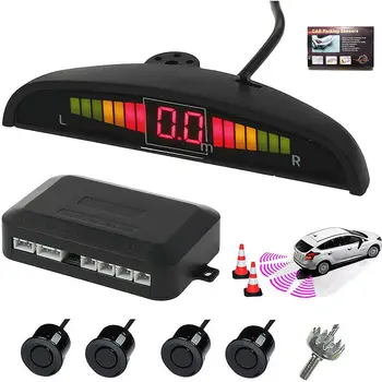 

PARKING sensors 4 SENSOR RADAR KIT with sound and PARKING LED display