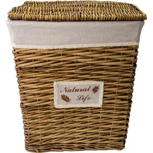 

Basket linen natural House "natural life" rectangular, D470 ш350 в550, Brown