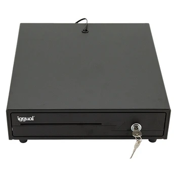 

Cash Register Drawer iggual IRON-10 Black