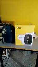 Bear-freidora de aire inteligente, 1350W, 3L, multifunción, para freír pollo, patatas fritas, olla para freír