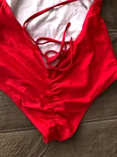 Bañador de una pieza liso para mujer, traje de baño Sexy, de corte alto Monokini, Vintage, brasileño, para playa, 2020