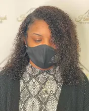 Curly Human Hair Microlinks-Extensions Afro Kinky Brazilian Natural Women I-Tip 3C 3B