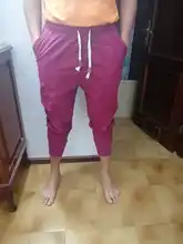Pantalones de harén de algodón de los hombres liso elástico cintura moda de calle de 2020 nuevos pantalones gota-entrepierna pantalones casuales hombres Dropshipping. Exclusivo.