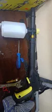 Boquilla de espuma para el generador, adaptador de Metal, pistola de espuma de alta presión para jabón, para Nilfisk Karcher Huter Elitech Lavor