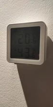 Tuya-Sensor inteligente de temperatura y humedad para interiores, higrómetro con pantalla LCD, compatible con Alexa y Google Home