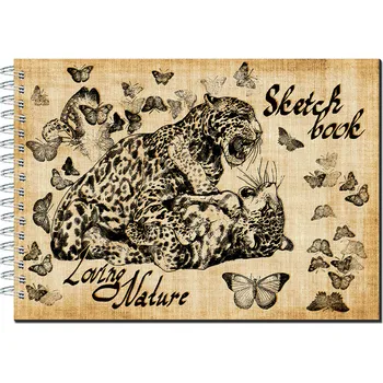 

Sketchbook A6 20L, 140gr/M, black block black Mini