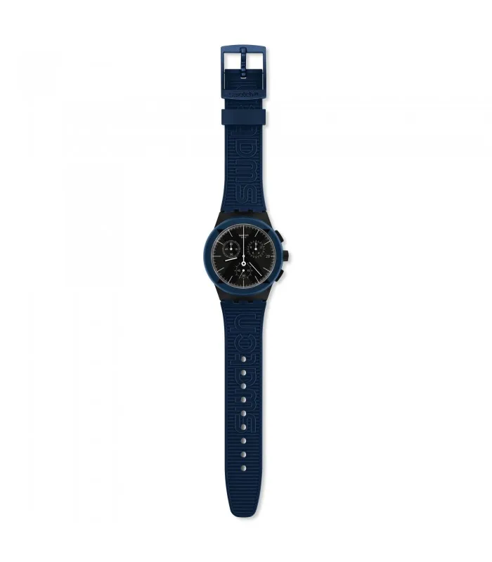 Часы Swatch X-DISTRICT BLUE Originals Chrono 42 мм Bau Swatch SUSB418