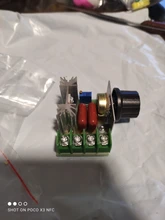 Regulador de voltaje de 2000W, regulador electrónico de tiristor sin escobillas con control de velocidad del motor, CA de 220V, Interruptor de control de temperatura