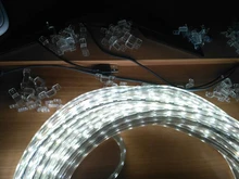 Flexible Light Power-Plug Smd 5050 Waterproof AC220V 60leds/M with 15M/20M