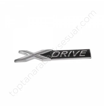 

XDrive Siyah Metal Çamurluk Bagaj Logosu