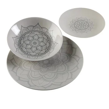 

Dinnerware Set Mandalas Porcelain (18 Pieces)