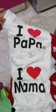 2 unids/lote recién nacido Bebé Ropa de manga corta Niña niño ropa I Love Mama Papa diseño 100% algodón mamelucos de bebe disfraces blanco ropa niña ropa de niña