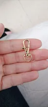 Hook Carabiner Key-Chain Bag-Parts--Accessories Buckle Lobster Metal Mini for 10pcs Rotatable