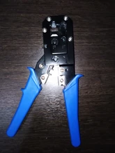 Pliers Crimping-Tool RJ-45 AMPCOM Network-Cable Pratical-Series Blue for 6P 8P RJ-11/RJ-12