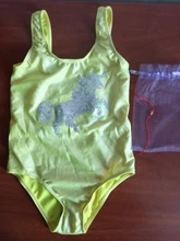 Bañador de unicornio para niña, traje de baño de una pieza para niña, traje de baño para niña, traje de baño de lentejuelas de plata de 3 a 8 años 22
