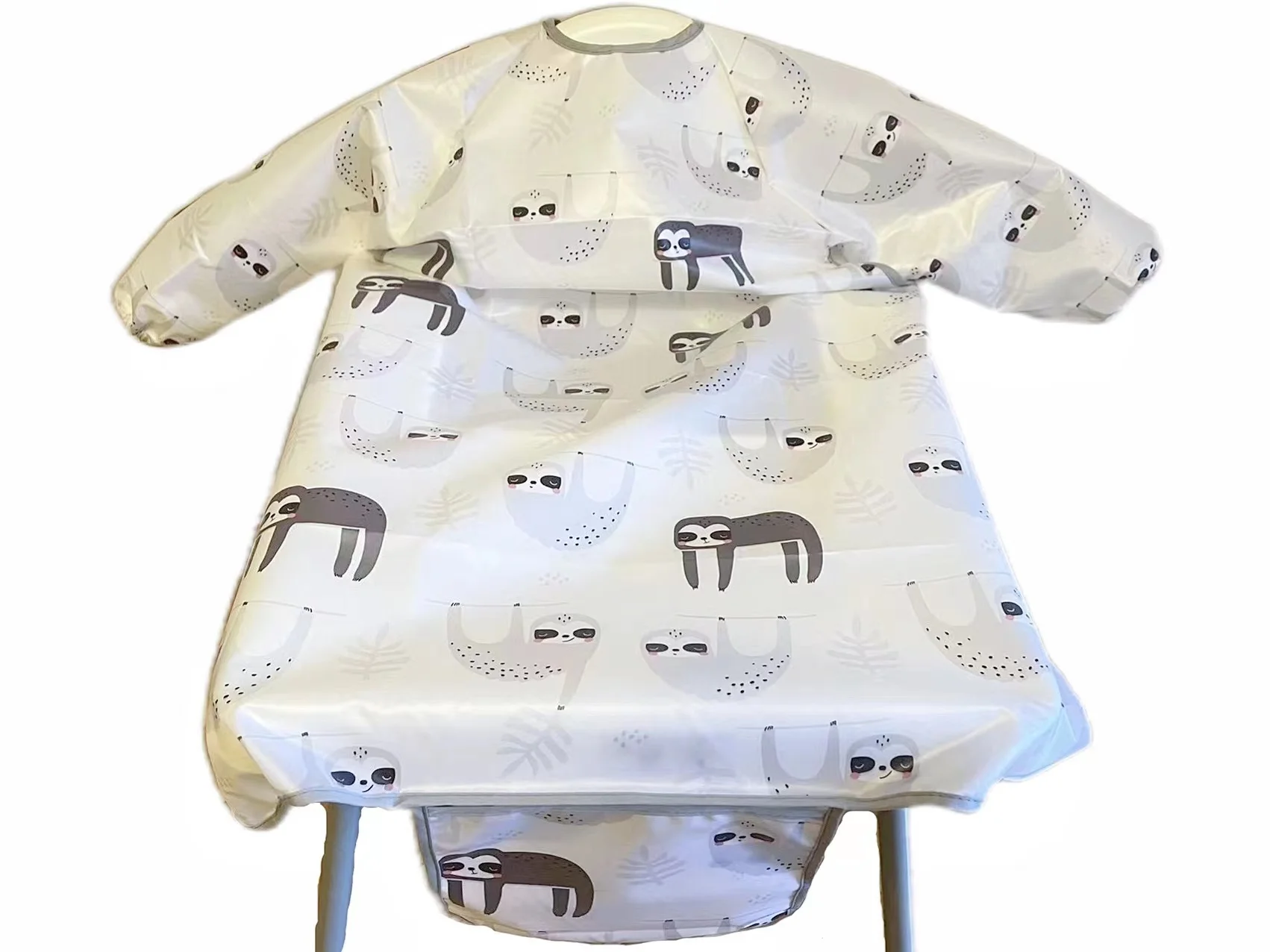 baby stroller accessories desk	 Two Colors X-Large Waterproof with sloth and doggy patterns Baby Highchair Bib with 2 Belts to Cover High Chair baby jogger double stroller accessories	