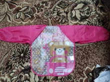 Bebé Baberos para niño impermeable manga larga Mickey Minnie Baberos de niña niños eructo tela de alimentación Babero con bolsillo niño delantal