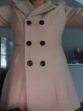 Long Coat Outerwear Slim-Fit Wool-Blend Female Autumn Winter Women Cashmere Warm Plus-Size