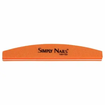 

Nail File 100/180 simply nails orange (set of 10 PCs)