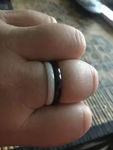 Anillos de cerámica de 3MM para mujer y hombre, joyería de cerámica saludable con superficie lisa de corte, diseño Simple, regalos del anillo