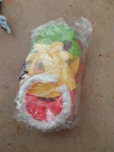 Mordedor de goma suave estilo fruta para bebé, juguete para recién nacido, mordedor de silicona de grado alimenticio, cama de entrenamiento infantil, juguete para morder para chico