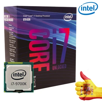 

Intel Core i7-9700k CPU box 8x3,6 GHz processor socket set lga1151