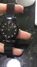 Reloj de pulsera de lujo con cielo estrellado para mujer, pulsera de cuarzo de cristal con estilo, negro y dorado, 2020